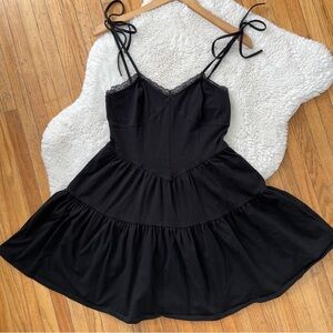 American Eagle Outfitters Black Mini Dress